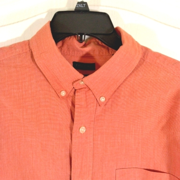Chaps Orange Button Down Dress Shirt - Picture 1 of 6